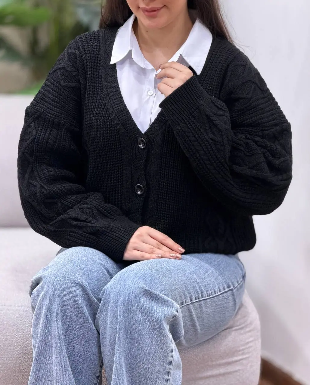 بافت جلو دکمه آرزو